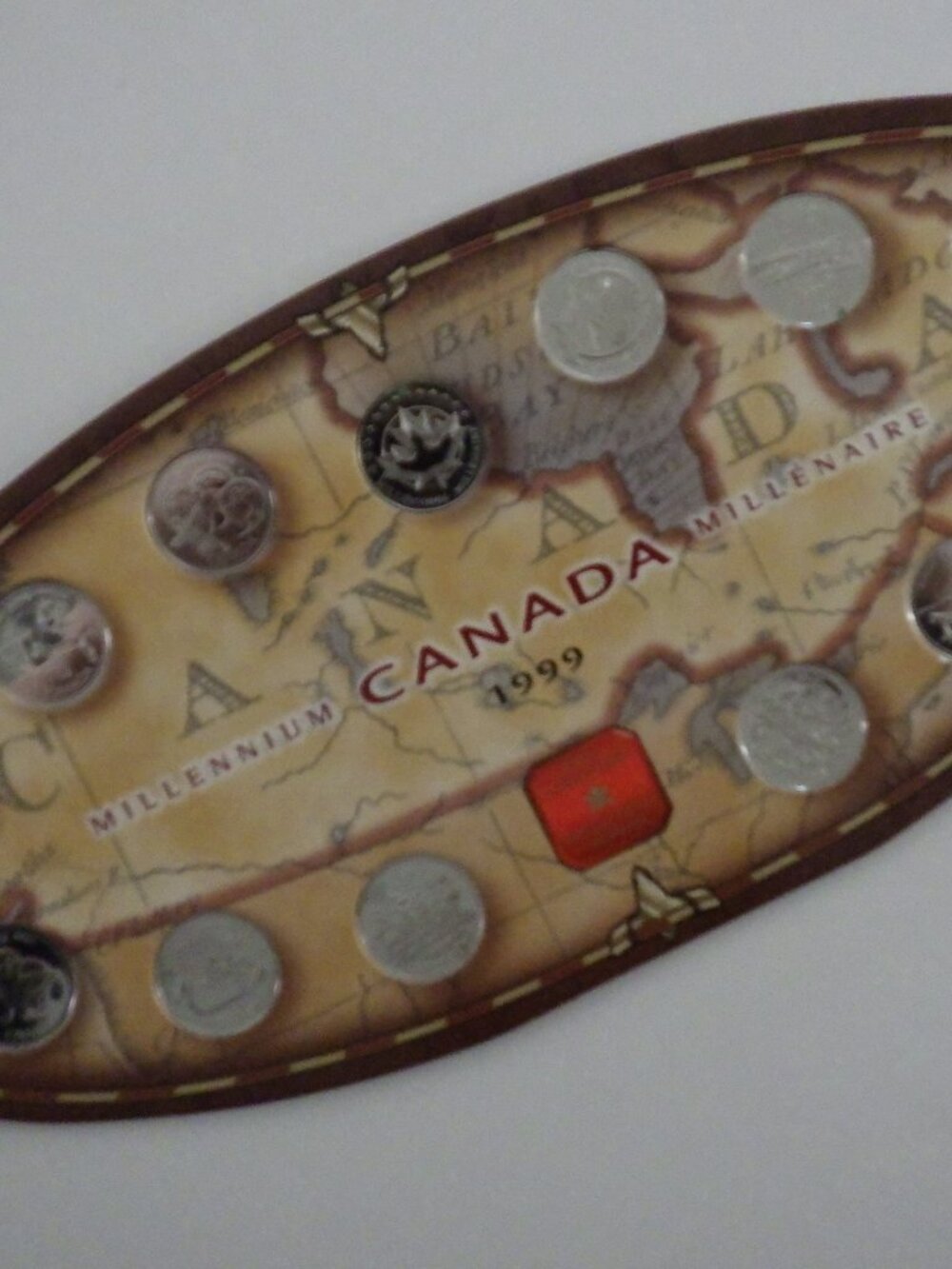 1999 Millennium CANADA Historical Coin Collectable 13 Quarter Coin Gift Set